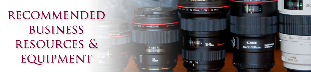 Get Recommended Photography Business Resources and Equipment